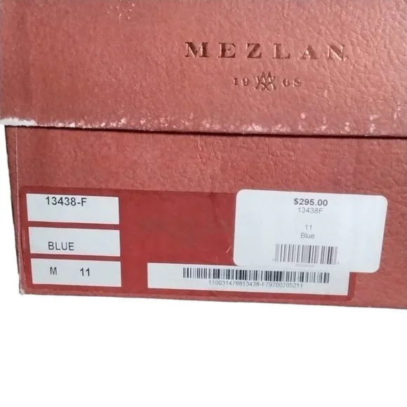 Mezlan Men's Dark Navy Blue Gators, 11 Medium - Picture 3 of 4